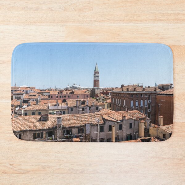 Item preview, Classic Venetian - Terracotta Rooftops Vista Centered on Saint Mark Basilica Campanile designed and sold by Georgia Mizuleva.