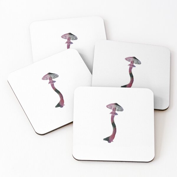 Item preview, tie dye mushroom Bordeaux and black designed and sold by rattiboi.