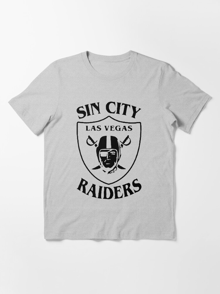 Sin City Las Vegas Raiders Black T Shirt By Bonniebeane Redbubble