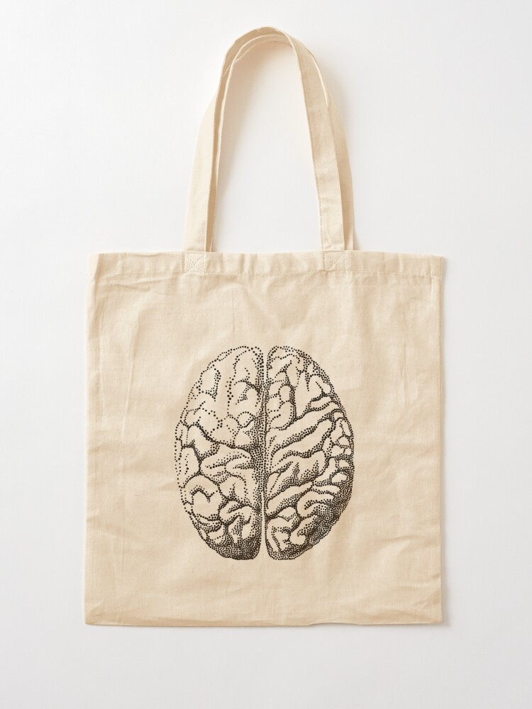 Brain Anatomy Tote Bag