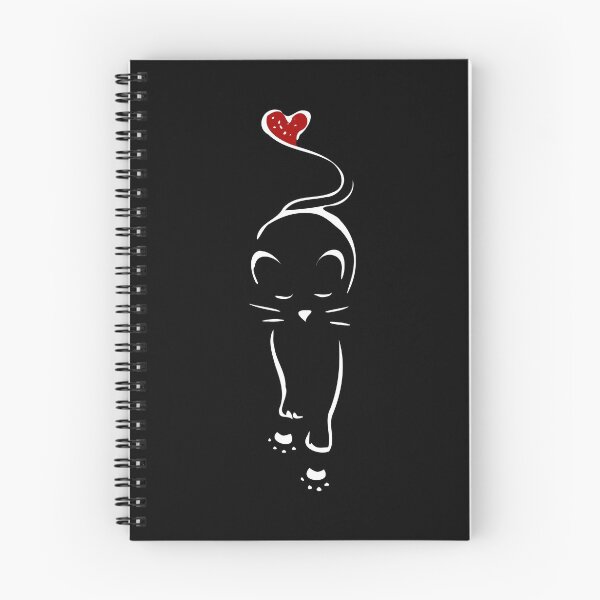 Artikelvorschau, Katze Silhouette Herz Pfote entworfen und verkauft von TShirtsByMs.