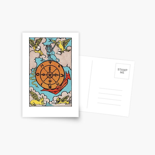 Tarot - Wheel of Fortune Card Postcard