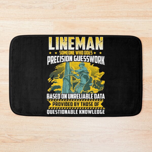 Item preview, Funny Lineman Gift - Someone Who Does Precision Guesswork - Wireman designed and sold by kntranhoang.