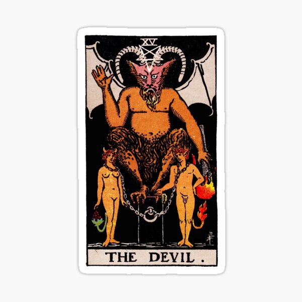 Sticker Pack, Marigold Tarot Holographic: Strength, The Devil, The Lov –  13th Press