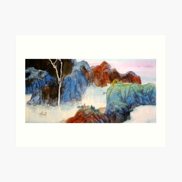 Ageless Chinese landscape Art Print