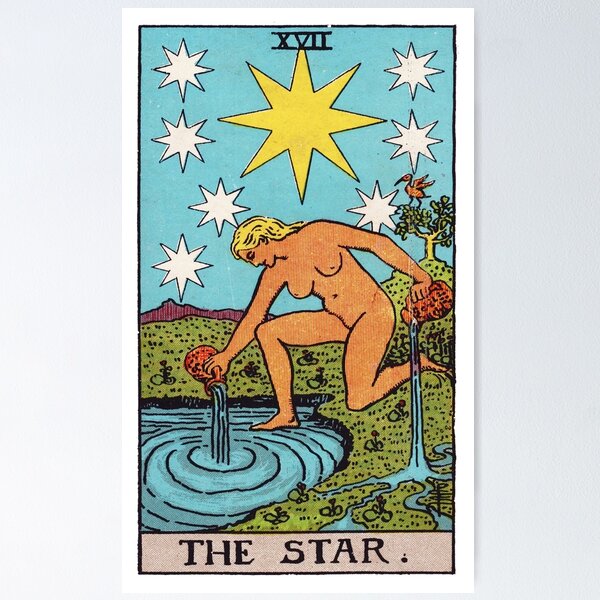 Item preview, Tarot - The Star Card designed and sold by CarlsArt.