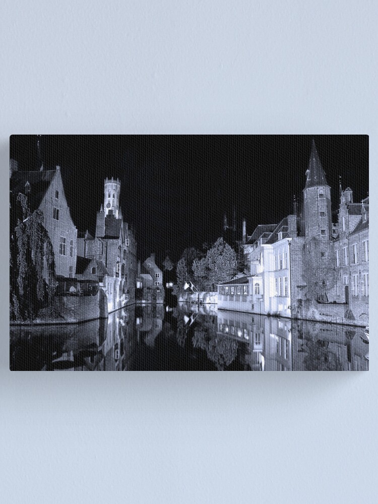 Alternate view of Brugges (A world heritage site) Canvas Print