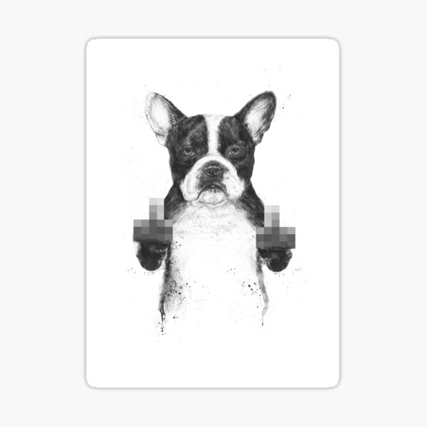 Aperçu de l'œuvre Chien censuré créée et vendue par soltib.