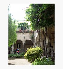 Kloisters Courtyard, Sorrento, Italy Photographic Print