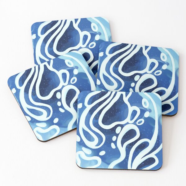 Borderlands 3 Amara Action Skill Pattern Coasters (Set of 4)