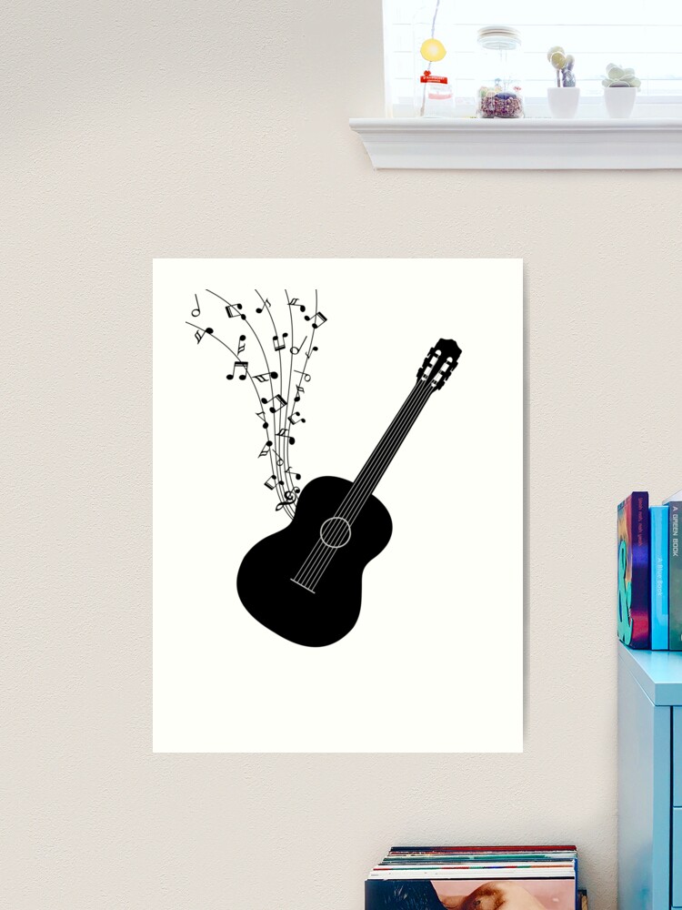 『classical guitar』蜜蝋画　イラスト　インテリア　絵画　ギター classical guitar』蜜蝋画 イラスト インテリア 絵画 ギター
