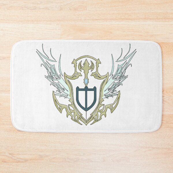 Item preview, Final Fantasy XIV Paladin Shield (Black Outline) designed and sold by twitchleah.