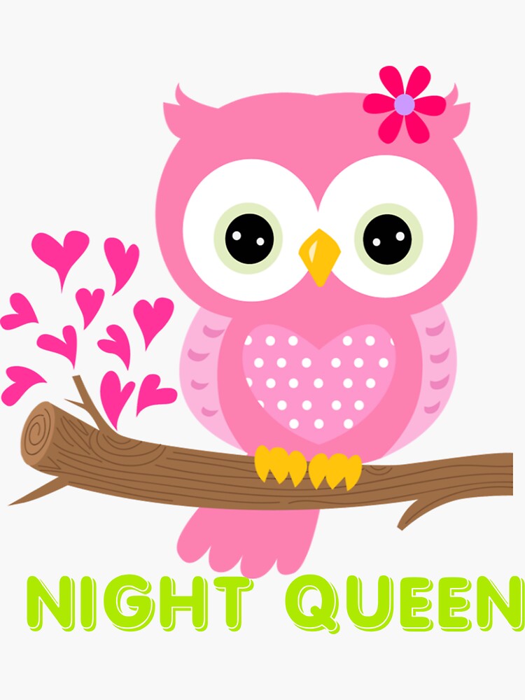 "Cool night queen for redbubble." Sticker for Sale by Romor Redbubble