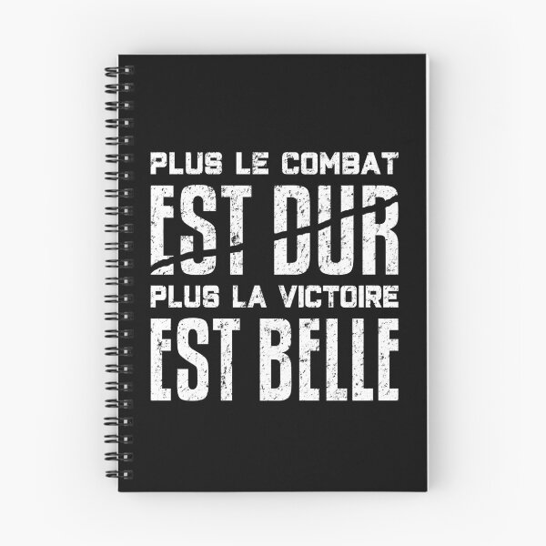 Item preview, Plus Le Combat Est Dur Plus La Victoire Est Belle designed and sold by T-shirt For You.