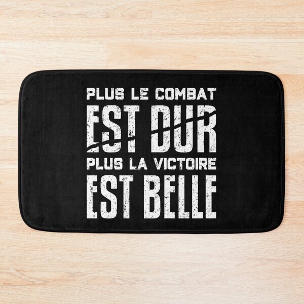 Item preview, Plus Le Combat Est Dur Plus La Victoire Est Belle designed and sold by T-shirt For You.