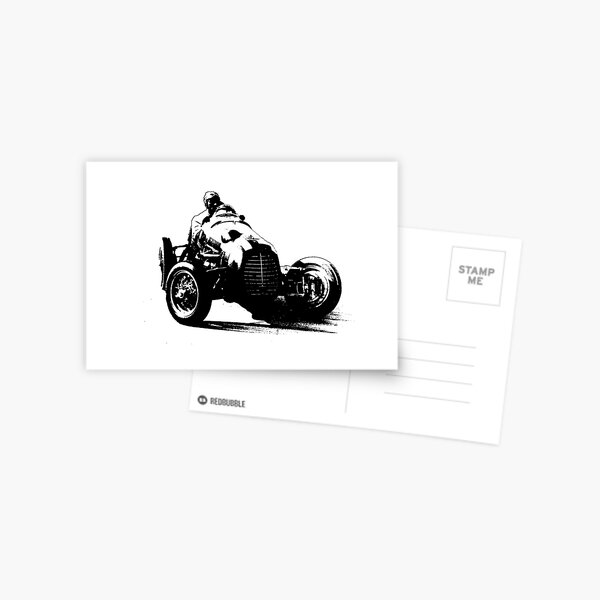 Hot Rod Racing Postkarte