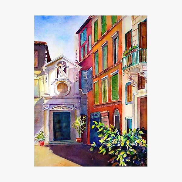 Street scene in Rome Photographic Print