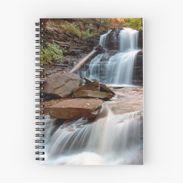 Item preview, First October Morning Light On Shawnee Falls designed and sold by Gene Walls.