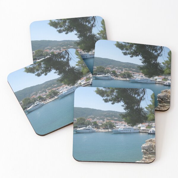 Item preview, Skiathos harbour, Greece. designed and sold by Keithydee.