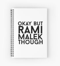 Cuaderno de espiral Rami Malek