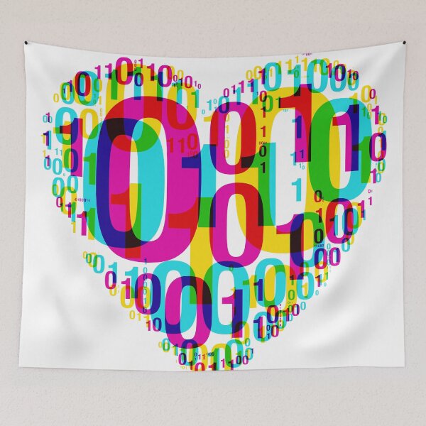 Item preview, Binary Love designed and sold by MisterSquid.