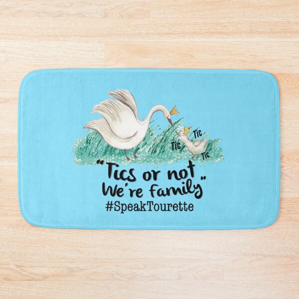 Item preview, Tics Or Not We’re Family, Swans - Tourette Syndrome Awareness , Tourettes designed and sold by MJDezigns.