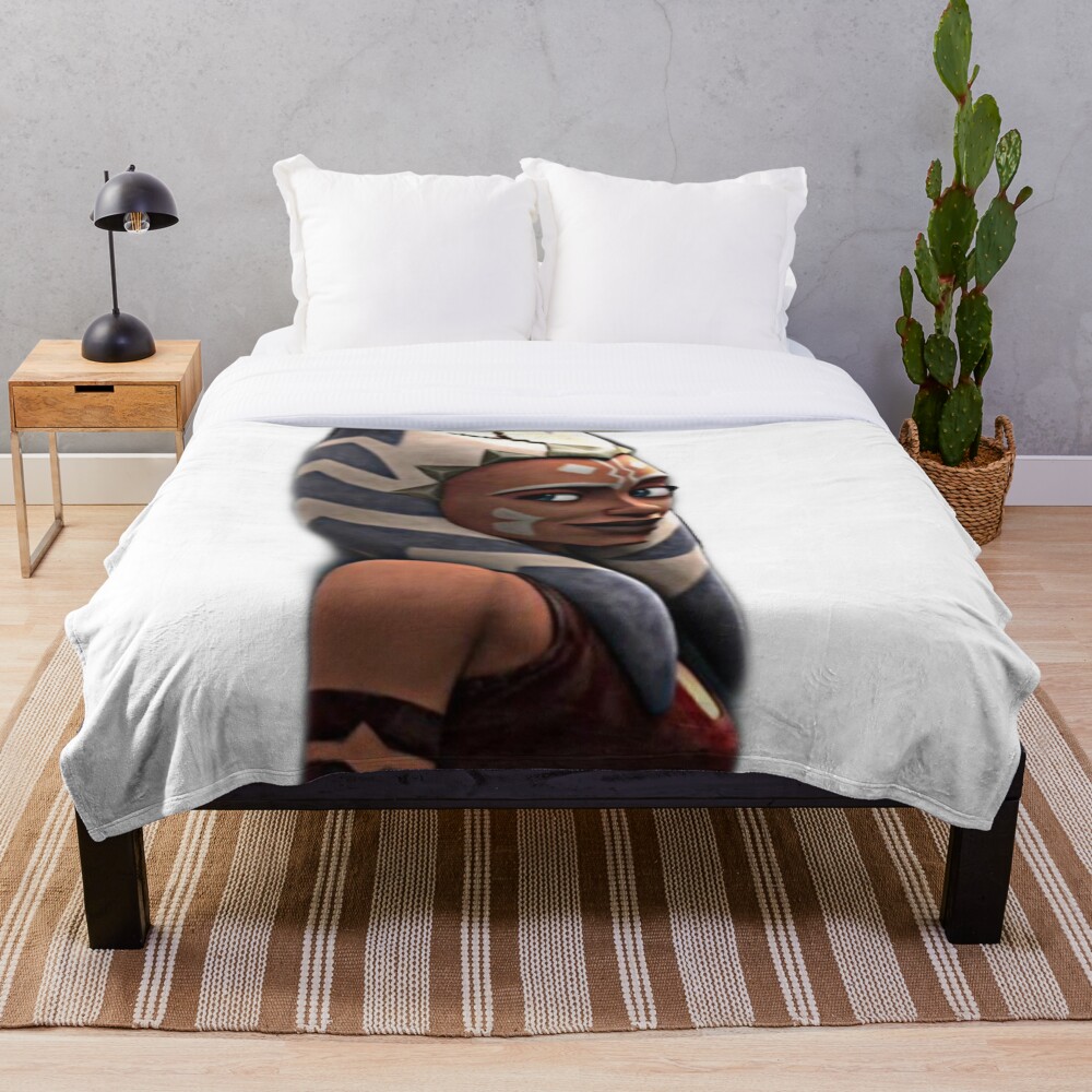 Ahsoka Tano Throw Blanket For Sale By Lotr Fan Redbubble