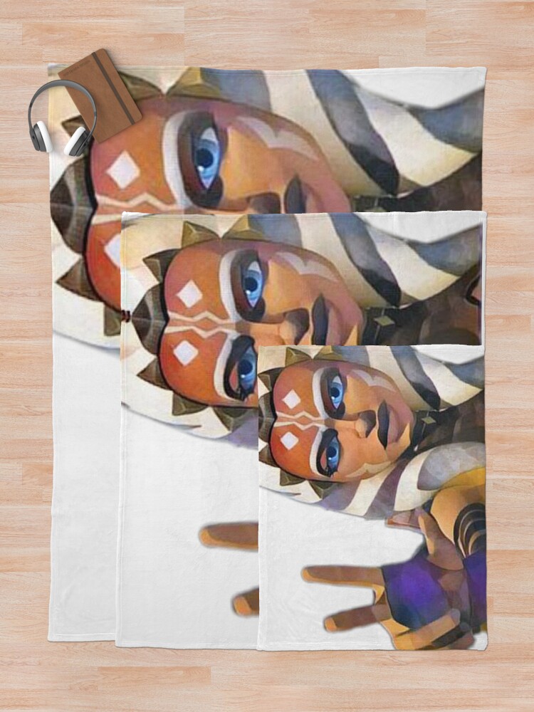 "Ahsoka Using the Force" Throw Blanket for Sale by lotrfan Redbubble