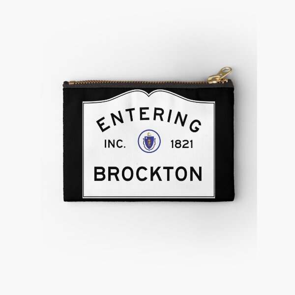 Item preview, Entering Brockton - Commonwealth of Massachusetts Road Sign designed and sold by NewNomads.