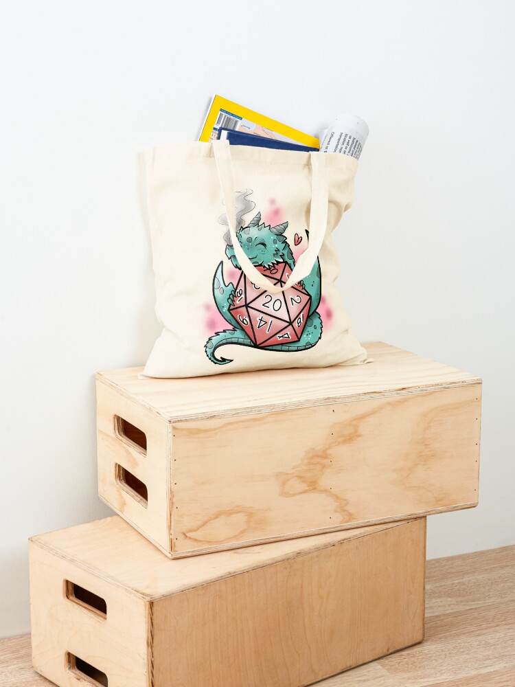 D20 dragon ? Tote Bag for Sale by EleLetty