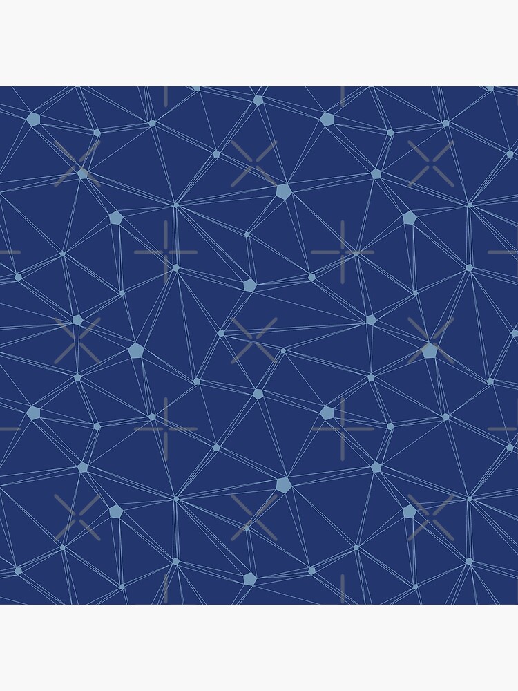 Pentagon grid classic blue by nobelbunt
