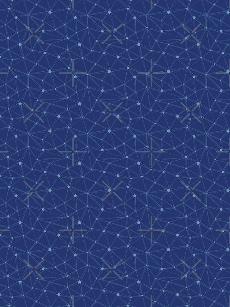 Pentagon grid classic blue by nobelbunt