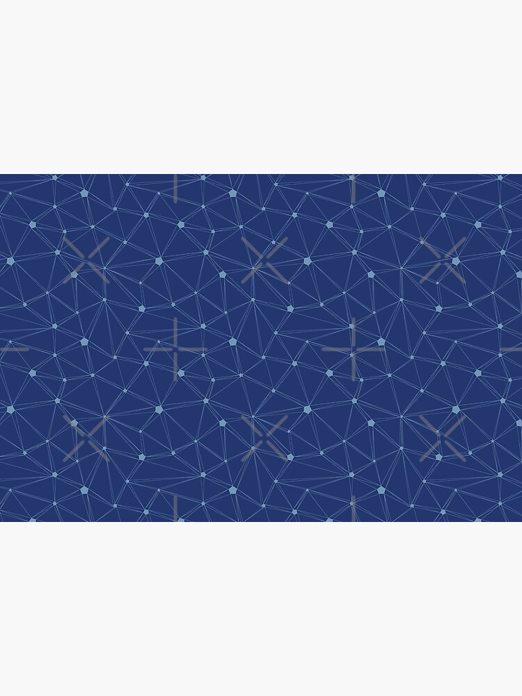 Pentagon grid classic blue by nobelbunt