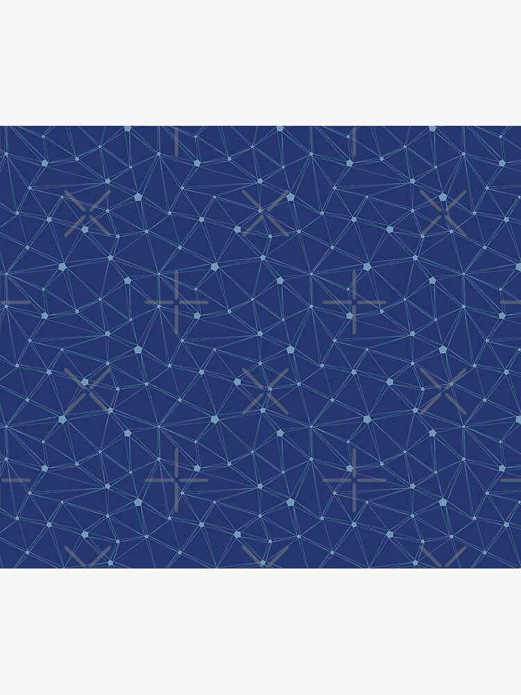 Pentagon grid classic blue by nobelbunt