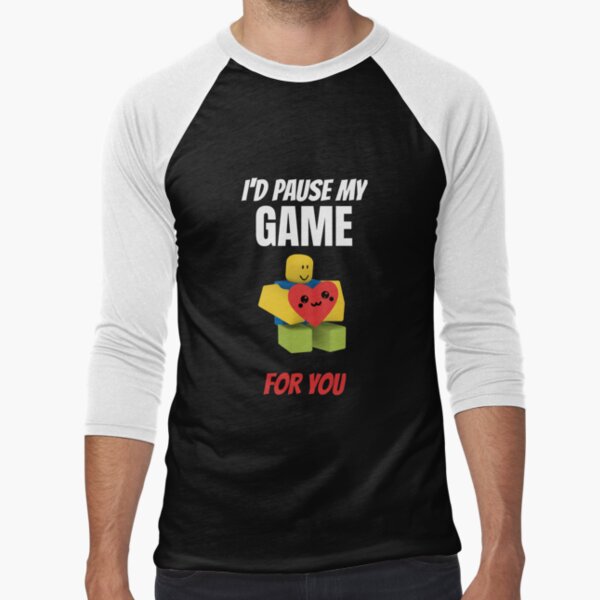 Cute Roblox Noob T Shirts Redbubble - roblox noob with heart i d pause my game for you t shirt in 2020 cute shirt sayings shirts t shirt