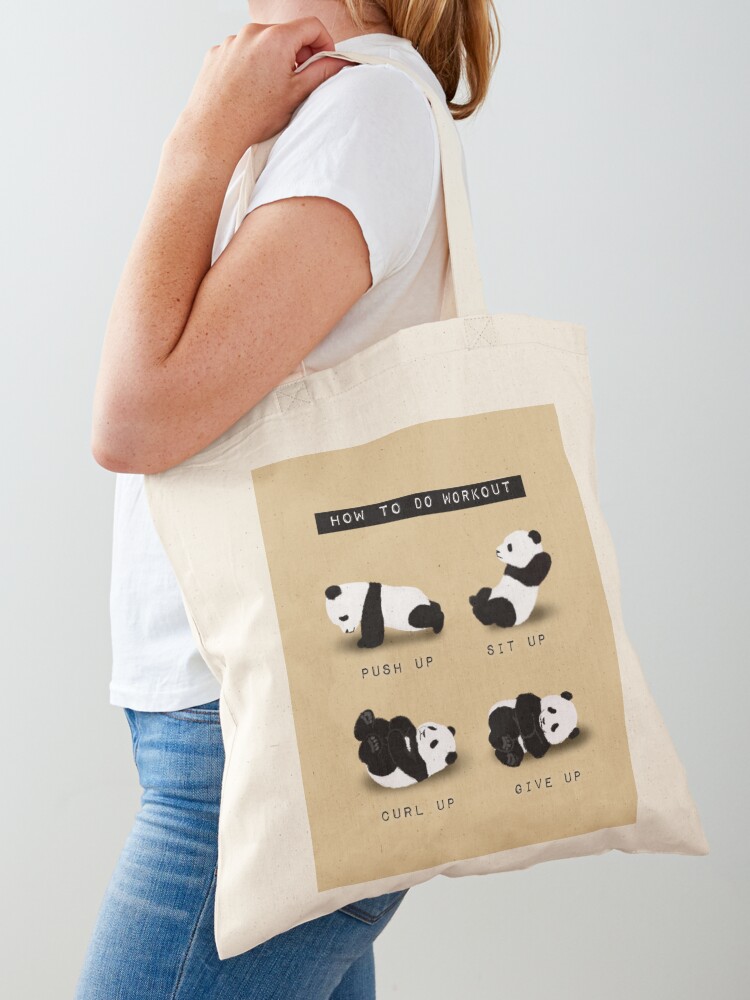 workout tote bag