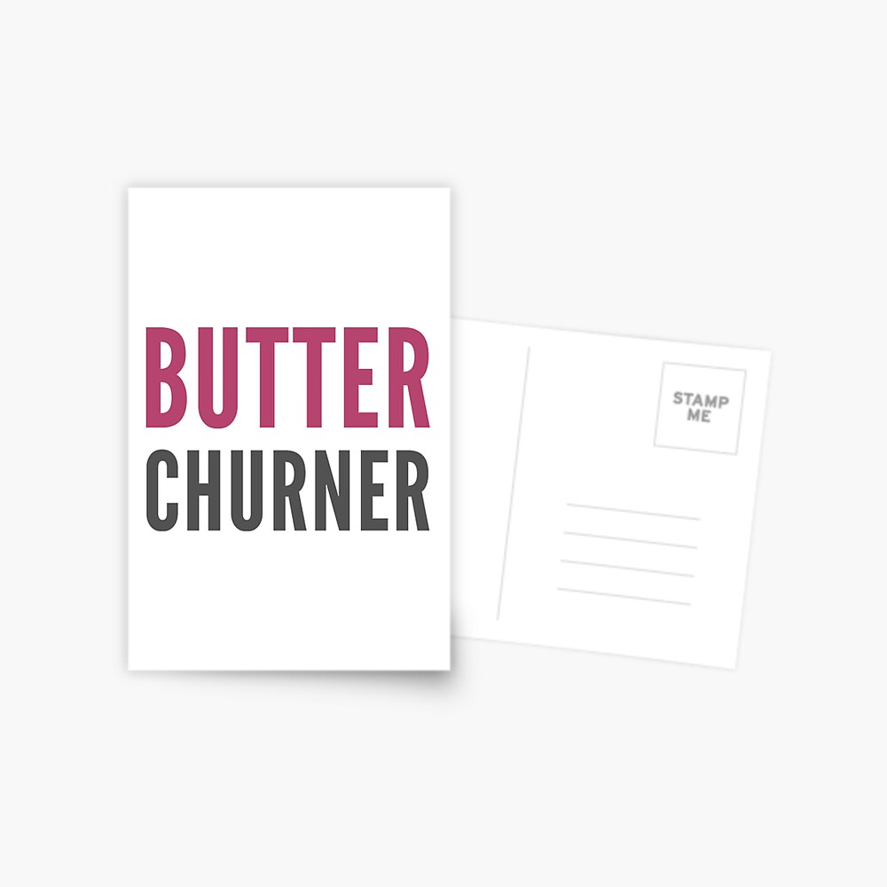 Butter Churner | Postcard