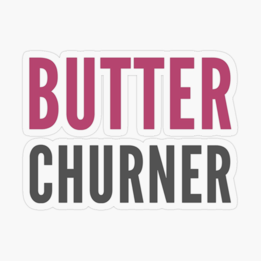 Butter Churner | Postcard