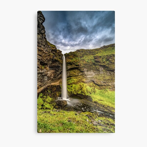 Kvernufoss in Iceland Metal Print