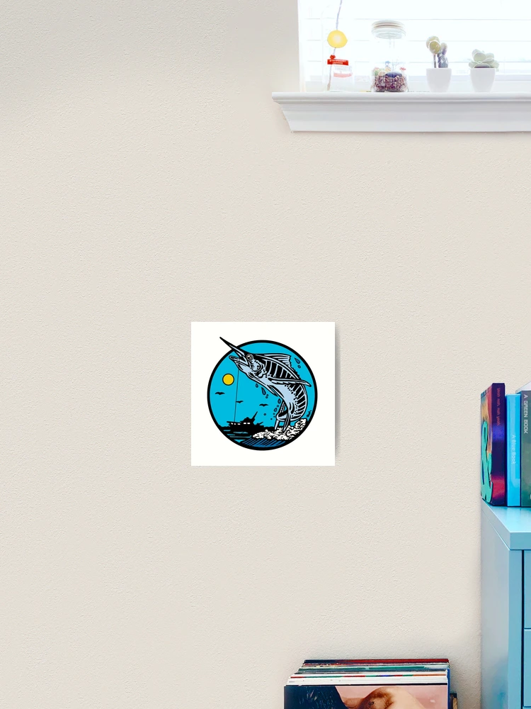 Thumbnail 2 of 3, Art Print, SWORDFISH designed and sold by HUGH ARMSTRONG III.