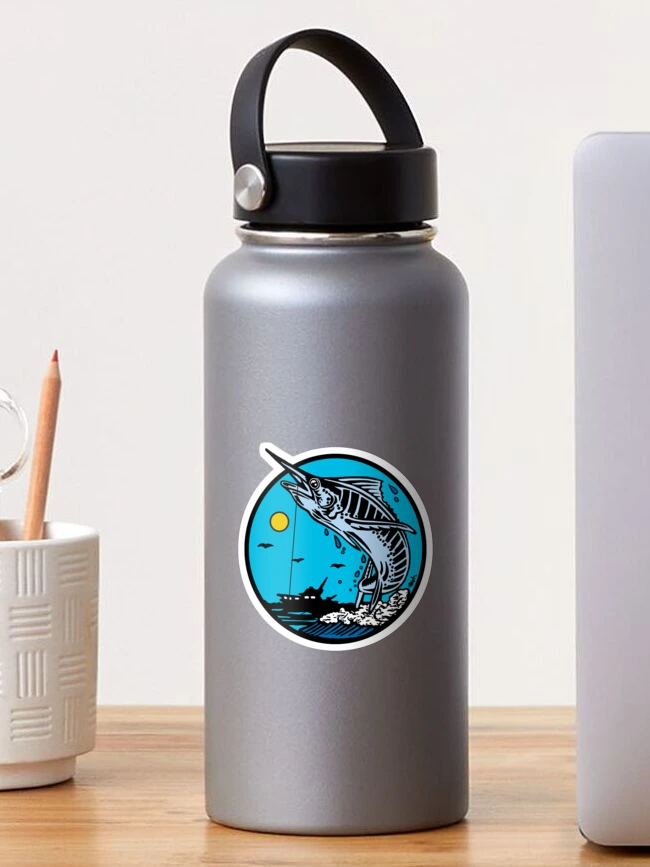 Thumbnail 1 of 3, Sticker, SWORDFISH designed and sold by HUGH ARMSTRONG III.