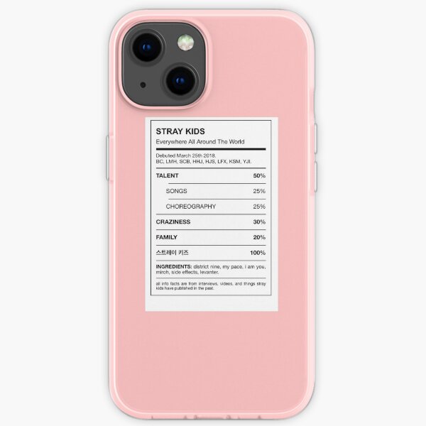Streunende Kinder Info Label iPhone Flexible Hülle