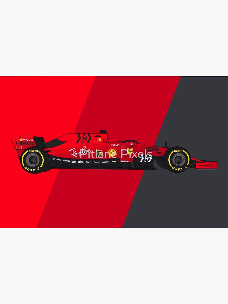 Formula 1 Scuderia Ferrari SF90 Digital Artwork by Piedro92