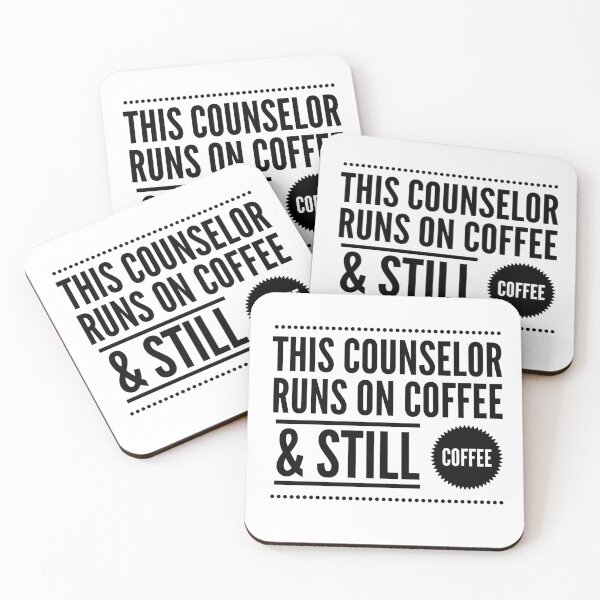 Item preview, This Counselor Runs On Coffee & Still Coffee  designed and sold by SerenaBliss.