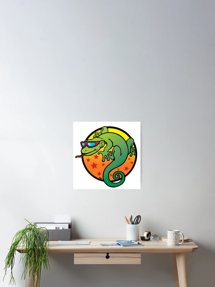 Thumbnail 2 of 3, Poster, LIZARD designed and sold by HUGH ARMSTRONG III.