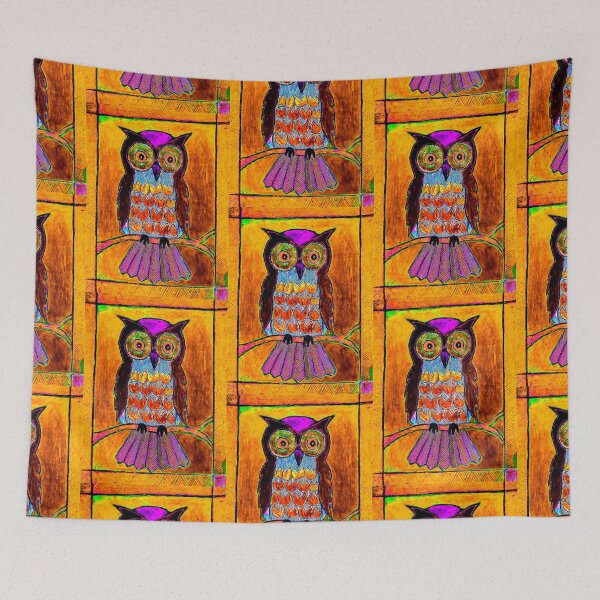 Item preview, Poster owl designed and sold by Parathenea.