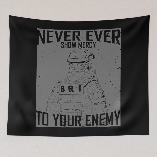 Item preview, BRI NEVER EVER SHOW MERCY TO YOUR ENEMY French Special Forces designed and sold by Trendvia .
