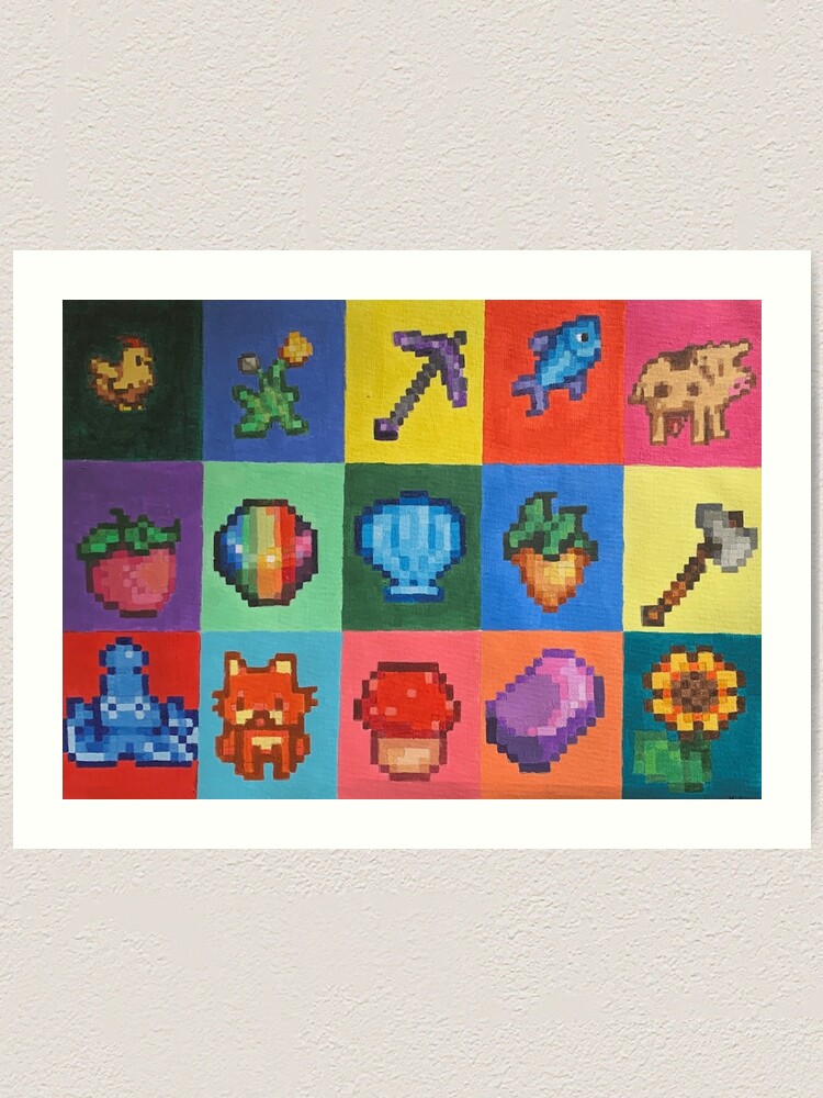 "Stardew Valley PixelArt" Art Print by ramenqueen13 | Redbubble