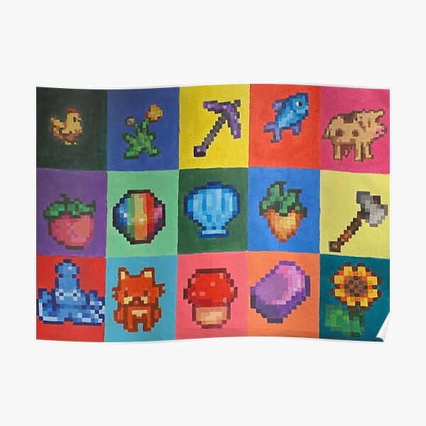 Stardew Valley PixelArt Poster