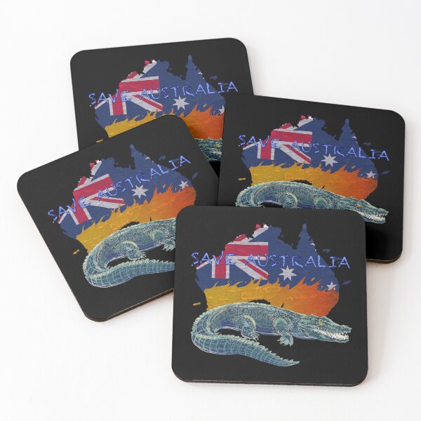 Item preview, Save Australia Crocs designed and sold by Alexandra Hall-Pinner Lee (Lex Lee Art).